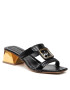 Tory Burch Șlapi Georgia Bombe Mule Sandal 134897 Negru - Pled.ro