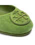 Tory Burch Balerini Mini Travel Ballet 137124 Verde - Pled.ro