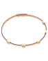 Tory Burch Brățară Miller Double-Wrap Bracelet 82720 Maro - Pled.ro