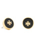 Tory Burch Cercei Kira Enamel Circle Stud Earring 64885 Auriu - Pled.ro