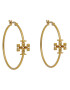 Tory Burch Cercei Kira Hoop Earring 83431 Auriu - Pled.ro