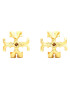 Tory Burch Cercei Roxanne Small Stud Earring 88667 Auriu - Pled.ro