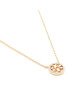 Tory Burch Colier Crystal Logo Delicate Necklace 53420 Auriu - Pled.ro