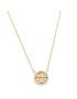 Tory Burch Colier Crystal Logo Delicate Necklace 53420 Auriu - Pled.ro