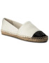 Tory Burch Espadrile Color Block Flat Espadrille 51158649 Alb - Pled.ro