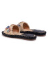 Tory Burch Espadrile Crystal Raffia Slide Raffia 63580 Bej - Pled.ro