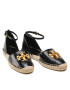 Tory Burch Espadrile Eleanor Dorsay Espadrille 88743 Negru - Pled.ro