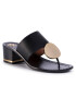 Tory Burch Flip flop Patos Disk 45mm Sandal Calf Leather 63575 Negru - Pled.ro