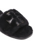 Tory Burch Șlapi Double T Shearling 83484 Negru - Pled.ro