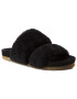 Tory Burch Șlapi Sheldon Shearling Two 50166 Negru - Pled.ro