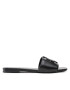 Tory Burch Șlapi Double Stack Logo Slide 149466 Negru - Pled.ro