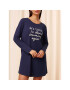 Triumph Cămașă de noapte Nightdresses NDK 03 LSL X 10216556 Bleumarin - Pled.ro