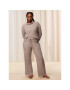 Triumph Pantaloni pijama Thermal MyWear Wide Leg Trousers 10216564 Bej Regular Fit - Pled.ro