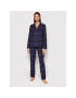 Triumph Pijama Boyfriend 10209563 Bleumarin Relaxed Fit - Pled.ro