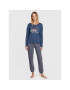 Triumph Pijama Sets 10213410 Albastru Relaxed Fit - Pled.ro