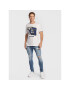 True Religion Tricou 106309 Alb Regular Fit - Pled.ro