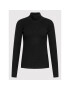 Trussardi Bluză cu gât Archive Ribs 56M00532 Negru Regular Fit - Pled.ro