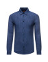 Trussardi Cămașă Yarn Dyed 52C00212 Bleumarin Close Fit - Pled.ro