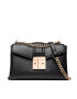 Trussardi Geantă Tulip Flap Crossbody Md Palmel 75B01110 Negru - Pled.ro