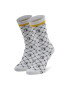 Trussardi Șosete Lungi de Damă Crew Socks Monogram 59Z00321 Alb - Pled.ro