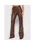 Trussardi Pantaloni din imitație de piele Soft 56P00251 Maro Regular Fit - Pled.ro