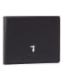 Trussardi Portofel Mare pentru Bărbați Wallet Credit Card Coin 71W00004 2P000185 Negru - Pled.ro