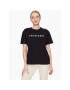 Trussardi Tricou Lettering Print 56T00565 Negru Regular Fit - Pled.ro