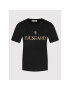 Trussardi Tricou Printed Logo 56T00442 Negru Regular Fit - Pled.ro