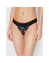 TWINSET Bikini partea de jos 221LBMA00 Negru - Pled.ro