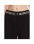 TWINSET Pantaloni tricotați 222TP3432 Negru Relaxed Fit - Pled.ro