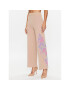 TWINSET Pantaloni tricotați 232TP3681 Bej Wide Leg - Pled.ro