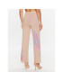 TWINSET Pantaloni tricotați 232TP3681 Bej Wide Leg - Pled.ro