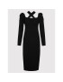 TWINSET Rochie tricotată 222TP3033 Negru Regular Fit - Pled.ro