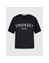 TWINSET Tricou 221TP3480 Negru Regular Fit - Pled.ro