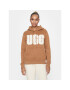 Ugg Bluză Rey fluff Logo Hoodie 1144506 Maro Regular Fit - Pled.ro