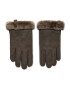 Ugg Mănuși de Damă W Shorty Glove W Leather Trim 17367 Maro - Pled.ro