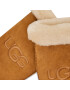 Ugg Mănuși de Damă Sheepskin Embroider Mitten 20932 Maro - Pled.ro