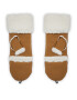 Ugg Mănuși de Damă W Bonded Fleece Flip Mitten 22706 Maro - Pled.ro