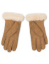 Ugg Mănuși de Damă W Shorty Glove W Leather Trim 17367 Maro - Pled.ro