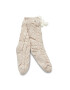 Ugg Șosete Lungi de Damă W Pom Pom Fleece Lined Crew Sock r.OS 1014837 Bej - Pled.ro