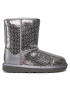 Ugg Cizme de zăpadă Classic II Gel Hearts 1151613K Argintiu - Pled.ro