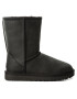 Ugg Pantofi Classic Short Leather 1016559 Negru - Pled.ro