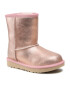 Ugg Pantofi Kids' Classic II Metallic Glitter 1123663K Roz - Pled.ro