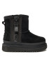 Ugg Pantofi T Classic Mini Ziper Tape Logo 1143699T Negru - Pled.ro