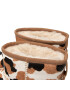 Ugg Pantofi W Classic Mini Cow Print 1123353 Maro - Pled.ro