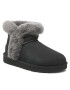 Ugg Pantofi W Classic Mini Heritage Fluff 1130590 Negru - Pled.ro