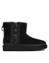 Ugg Pantofi W Classic Mini Zipper Tape Logo 1144034 Negru - Pled.ro