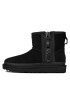 Ugg Pantofi W Classic Mini Zipper Tape Logo 1144034 Negru - Pled.ro