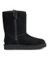 Ugg Cizme de zăpadă W Classic Short Bailey Zip 1144043 Negru - Pled.ro