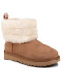 Ugg Pantofi W Fluff Mini Quilted 1098533 Maro - Pled.ro